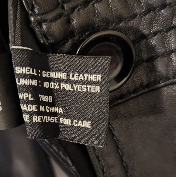 Avanti Leather Jacket Woman Large - Picture 9 of 9